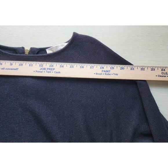 SWEATER-Michael Kors-Black-Long Length-Zipper-Long Sleeves-Size Large - Picture 6 of 13